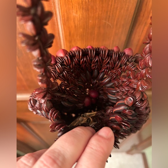 VTG Rare 60s Apple seed hand made purse. EUC no broken pieces. - Picture 5 of 10